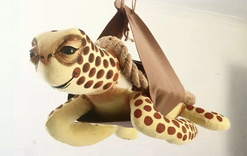 Handmade jointed soft turtle animal